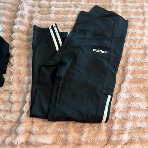 Two pair of adidas leggings